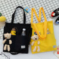 (New)Bag for pambabae 2022 Harajuku enough meenger canva bag for babaeng etudyante Korean verion one-houlder portable all-match impleng bag for tela t0222.