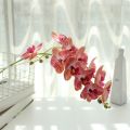Large 3D 11/7 Heads Pvc Artificial Flower Orchid Phalaenopsis Potted Plants Landscaping Wedding Floral Arrangement Home Decor. 