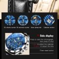 Olevs 2876 Luxury Fashion Chronograph Active Wrist-Watch For Men - Watch For Men - Watch For Men. 