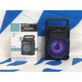 GREATNICE GTS-1360 Bluetooth, USB, TF Card Supported Wireless Speaker With FM Radio & Lighting Effects.