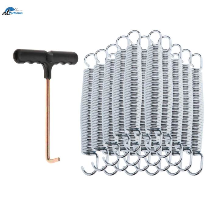 20x Trampoline Springs Repair Maintain Hardware Replacement Metal Professional Universal 14.7cm