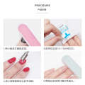 Nail products kit 200 pieces, oil phototherapy glue, tin paper nail removal towel, cotton washing tool. 