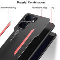 For Vivo iqoo NEO 9 case Aluminum Metal Matte Cover Soft Silicone Frame Camera Protection Cover Back Cover For For Vivo iqoo NEO 9 Pro Back cover Phone Cases.