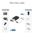 1pc Type C USB 3.0 Adapter Fast Portable Charging Data Type-C Data Charging Adapter Cables Converter for Smart Product.