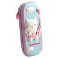 3D Girls Pencil Case Cute Stationery Box EVA Pencil Box Cartoon Animal Pen Case Children School Supplies Storage Box.