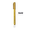 Metallic Waterproof Permanent Marker Pens for DIY Epoxy Resin Mold Gold Silver Color Drawing Supplies Craft Graffiti Marker Pen Amour zii. 