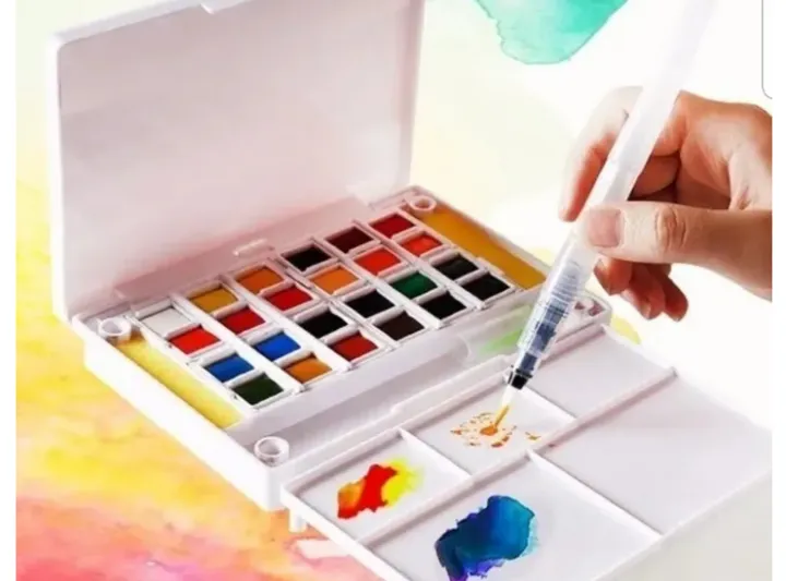 Giorgione%2024%20pcs%20Solid%20Watercolor%20Paint%20Set%20With%20Brush%20and%20Waterbrush%20Pen%20-%20Image%204