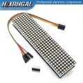 1PCS MAX7219 Dot Matrix Module For Arduino Microcontroller 4 In One LED Display with 5P Line MAX7219 display 8x8 matrix Red. 