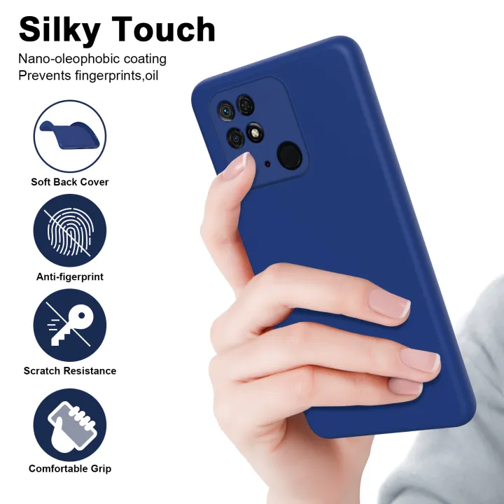 Liquid%20Silicone%20Case%20For%20Xiaomi%20Redmi%2010C%20220333QAG%20220333QBI%20220333QNY%20Luxury%20In%20Flannel%20Shockproof%20Soft%20Phone%20Cover%20Redmi10C%20-%20Image%203