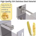 Stainless Steel Twisted Potato Tornado Cutter Spiral Slicer French Fry Cut Vegetable Cutter Twister cooking tools. 