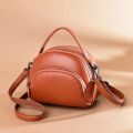 Genuine Top layer Leather Fashion Women Bag High Quality Multi Layer Zipper Shoulder Bag Small Shell bag Ladies CrossBody Bag. 