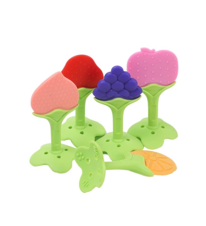 1pcs%20Multicolor%20Fruit%20Shaped%20Silicone%20Baby%20Teether%20Non-toxic%20Safety%20Soft%20Teether%20for%20Baby%20Teething%20Relief%20Toddlers%20Baby%20Teething%20Toy%20Gift%20-%20Image%203