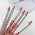 6Pcs/set Cosmetic Professional Wood Lipliner Waterproof Lady Charming Lip Liner Soft Pencil Contour Makeup Lipstick Tool. 