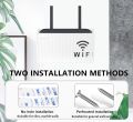Wall Mounted Storage Box, Wireless WiFi TV Set-top Box, Router Shelf, No Drilling Design, .