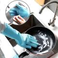 Silicone High Quality Dish Washing Kitchen Hand Gloves (Multicolor) - Hand Gloves - Hand Gloves.