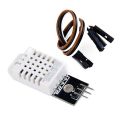DHT22 DHT-22 DC 3.3V-5V 3 Pin Temperature And Relative Humidity Sensor AM2302 Module With Matching Cables Digital Temperature Humidity Sensor Module For Arduino DIY. 