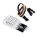 DHT22 Sensor DC 3.3V-5V 3 Pin Leads DHT22 Temperature Sensor Relative Humidity Sensor AM2302 With Matching Doupont Cables Digital Humidity Temperature Sensor Module. 