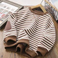 Children's Spring and Autumn Clothes Boys and Girls Sweatshirts 2023 New Children's Undershirts Korean Version Baby Tops with Fleece and Foreign.