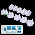 10 pcs US Power Socket Outlet Plug Protective Cover Baby Safety Protector Anti Electric Shock. 