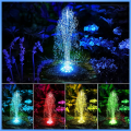 3.5W Solar Fountain for Bird Bath LED Solar Water Fountains with 2200mAh Battery Solar Powered Fountain Pump.