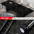 Marble wallpaper, Waterproof Sticker Modern Kitchen Cabinet Table Countertop Furniture Renovation Wallpaper PVC Self Adhesive Wall Sticker 1 Meter. 