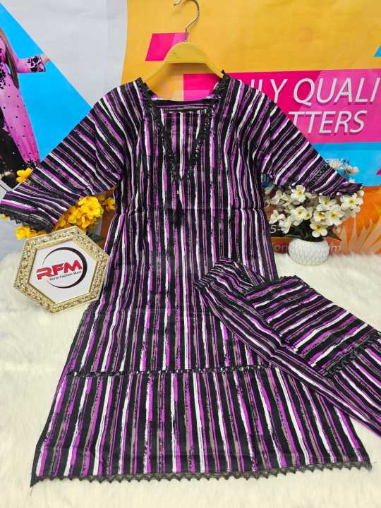 Stitched%20China%20Linen%20Long%20Gown%20For%20Women%20With%20A%20Screen%20Print%20Design%20Comfortable%20And%20Fashionable%20Size%2042%20-%20Image%206
