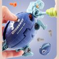DIY Disassembly Assembly Dinosaur Toy Set Screw Combination Assembling Dinosaur Model Kids Educational Toy ChristGift. 
