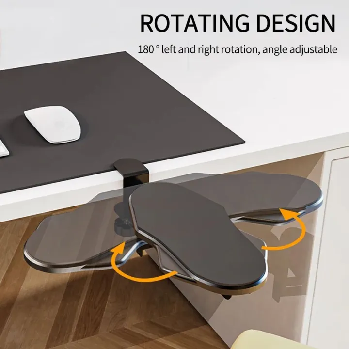 Comfortable%20Desktop%20Extension%20Computer%20Arm%20Rest%20Support%20Hand%20Shoulder%20rotection%20Attachable%20Board%20Mousepad%20Desk%20Adjustable%20Armrest%20Pad%20Non%20punching%20Ergonomic%20Elbow%20Mouse%20Arm%20Wrist%20Rest%20Home%20Computer%20Elbow%20Bracket%20-%20Image%204