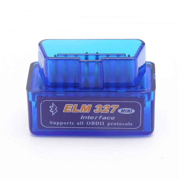 Blue Super Mini ELM327 Bluetooth Module 5.1 Version OBD2 Mini Elm 327 v2.1 Car Diagnostic Scanner Tool For ODB2 OBDII Protocols