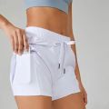 2 in 1 Yoga Shorts Women Fitness Elastic Summer Running Workout Short Female Jogging Leggings For Ladies Gym Sport Shorts. 