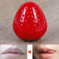 Lip Gloss Natural Strawberry Lip Balm Prevents Anti-cracking Lightens Lip Lines Moisturizing 13g Lipstick Lip Care For Women.
