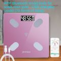 Smart Body Fat Scale Rechargeable Electronic Weighing Scale Home Body Scale Bluetooth Fat Scale Weighing Meter.