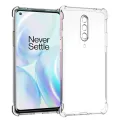 OnePlus 8 Camera Protection Premium Silicone Case Crystal Clear Soft TPU Ultra-Thin Transparent Flexible Protective Mobile Phone Back Cover.