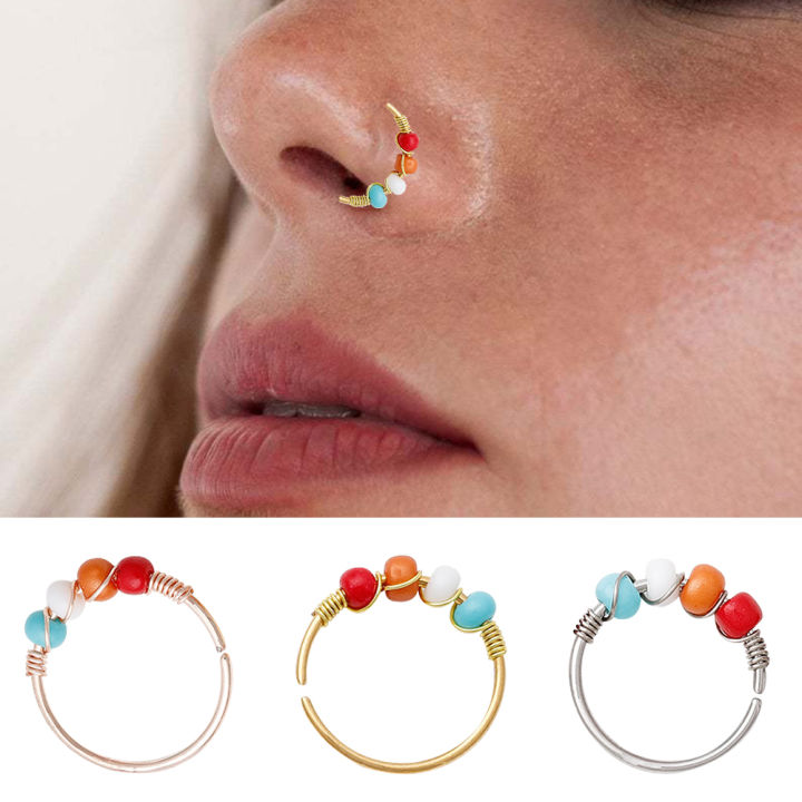 Nasal Ring Body Piercing Jewelry Nasal Nail Thoracic Ring Body