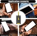 Portable Charger Bank, 66W Fast 20000mAh Charging Bank Charger, Portable Outdoor Charging Bank, Transparent Battery Pack with Lanyard Bank for Phone Tablet Pad.