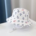Children Bucket Hats Panama Summer Baby Girls Hat Boys Fisherman Cap Cartoon Cotton Toddler Baby Hats Beach Sun Cap.