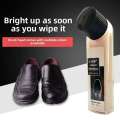 Solunar Classy Liquid Shoe Polish Black Maintenance Leather Oil Brush Polishing Shoes Handy Gadget Colorless Brown Neutral. 