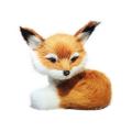 1pcs Cute Simulation Little Fox Model Plush Toy Simulated Fox Plush Doll For Home Decoration Crafts Toys Children Birthday Gifts. 
