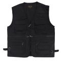 Men's Fishing Vest with Multi-Pocket Zip for Photography / Hunting / Travel Outdoor Sport - Green , XXL.