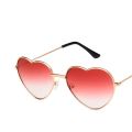 Heart Shaped Sunglasses metal Women Brand Designer Fashion LOVE Clear Ocean Lenses Sun Glasses Oculos UV400. 