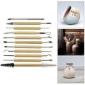 Keep Smiling 11pcs Clay Tool Set for Modelling & Sculpting Pottery Clay Sculpture Carving Tool Set for clay polymer ceramics.