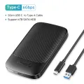 ORICO USB3.1 6Gbps HDD Enclosure SATA to Type-C HDD SSD Hard Drive Enclosure Support UASP for 7~9.5mm 2.5 Inch SSD/HDD. 