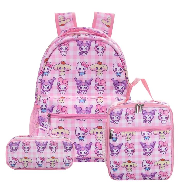 Cartoon%20Kuromi%20anime%20cinnamon%20dog%20KT%20primary%20school%20bag%20children's%20cartoon%20backpack%20backpack%20kawaii%20Cartoon%20School%20Bag%20Mochila%20-%20Image%203