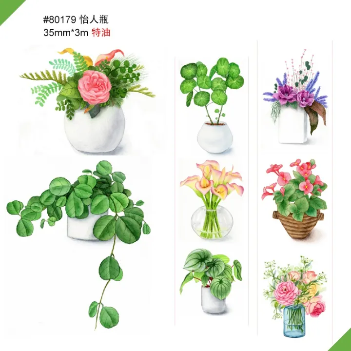 Landscaping%20Washi%20Tapes%20Adhesive%20Masking%20Tape%20Planner%20DIY%20Craft%20Scrapbooking%20Diary%20Journal%20Stickers%20School%20Supplies%20Label%20Gifts%20-%20Image%207