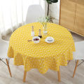 120/150cm Round Tablecloth Washable Table Cloth Decorative Table Cover Indoor Holiday Home Christmas Party Picnic Dining Room. 