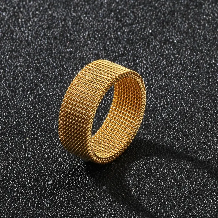MESH%20RING%20FOR%20MEN%20BOY%20STAINLESS%20STEEL%20BLACK%20RINGS%20JEWELRY%20-%20Image%202