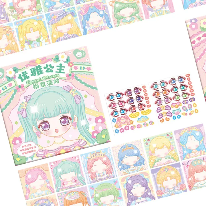 4Pcs%20Make%20A%20Face%20Sticker%20Book%20Stocking%20Stuffers%20Birthday%20Children%20Craft%20-%20Image%209