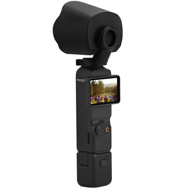 Lens Sun Hood Prevent Glare Lens Hood Light Blocking Lens Protective Cap Camera Accessories for Osmo Pocket 3