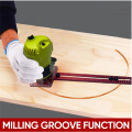3 in 1 Router Milling Groove Bracket 3-In-1 Router Milling Groove Bracket Woodworking Cutting and Milling Circle Artifact. 