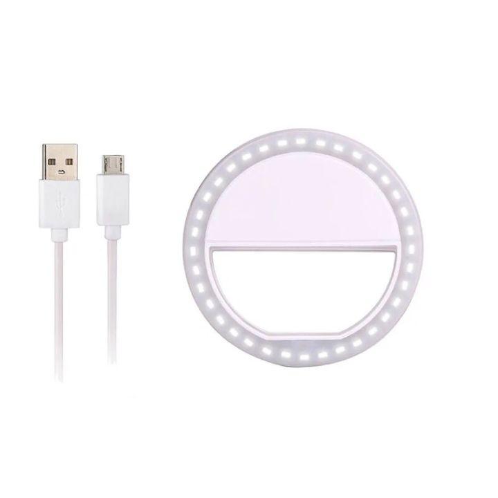 Usb Charging Selfie Ring Led Light Lamp Mobile Phone Lens LED Selfie Lamp Ring Flash